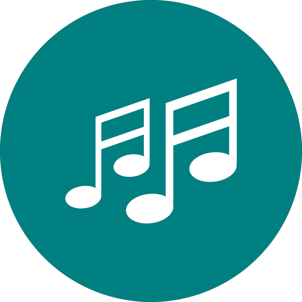 icono de notas musicales png