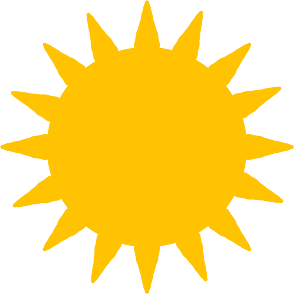 sun icon design png