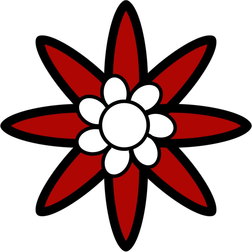 ícone de forma de flor png