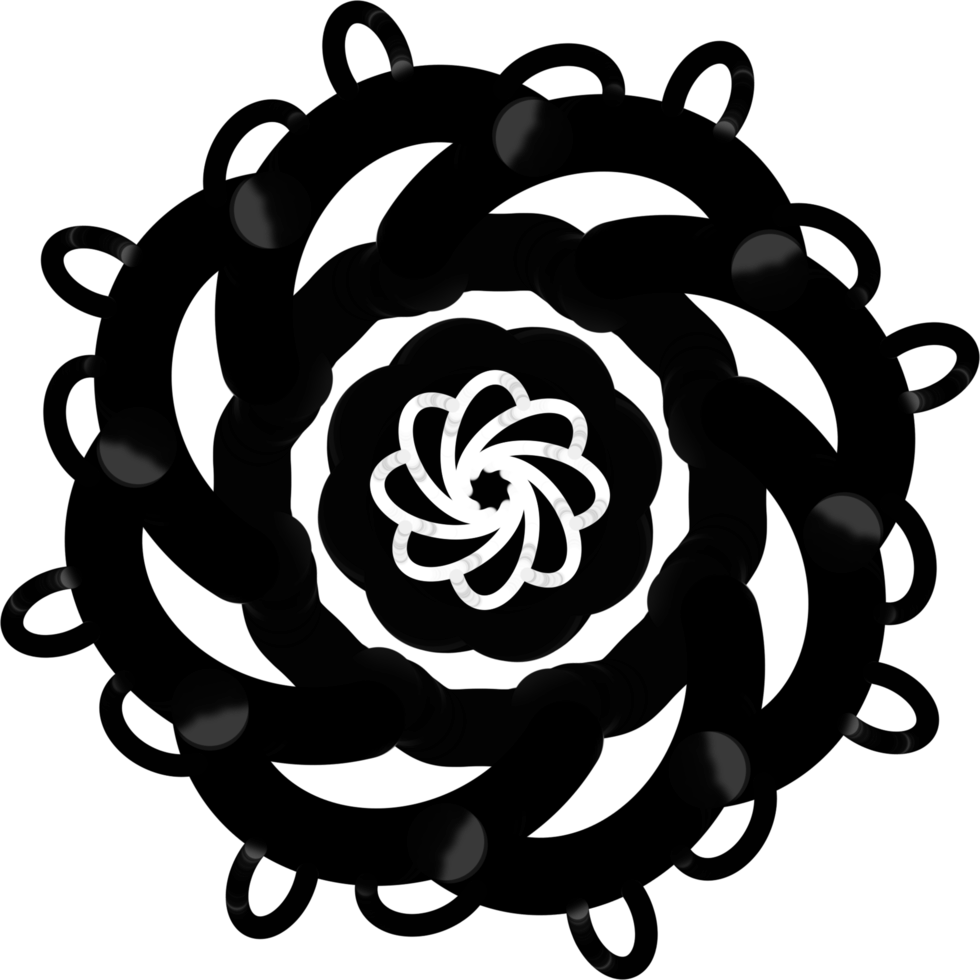 mandala flower element png