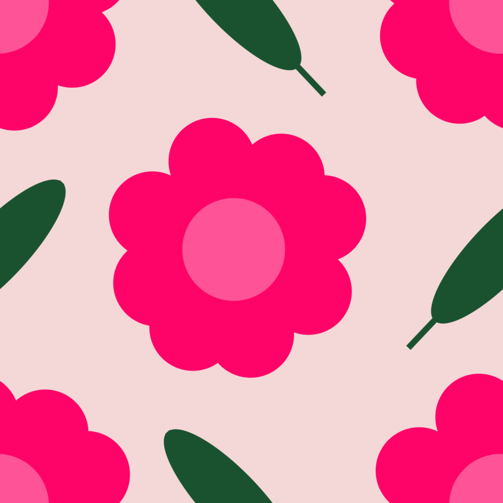 pink flower pattern png