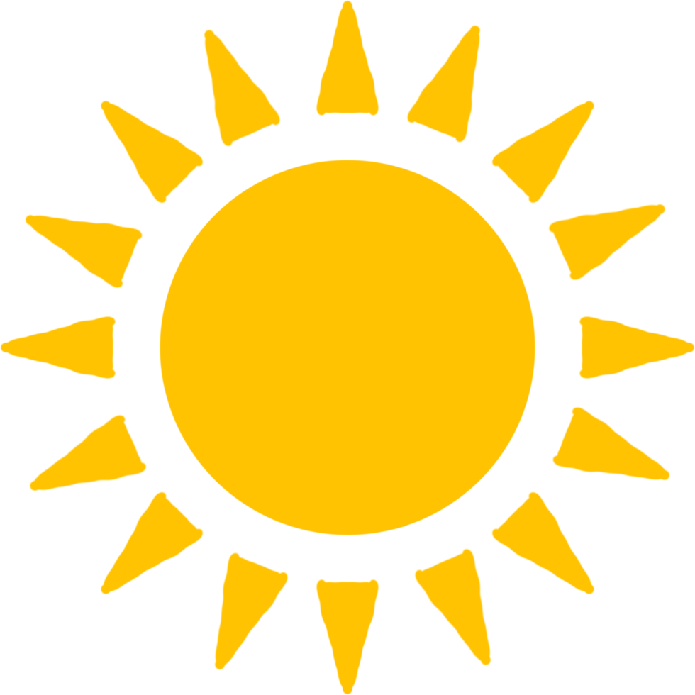 sun icon design png