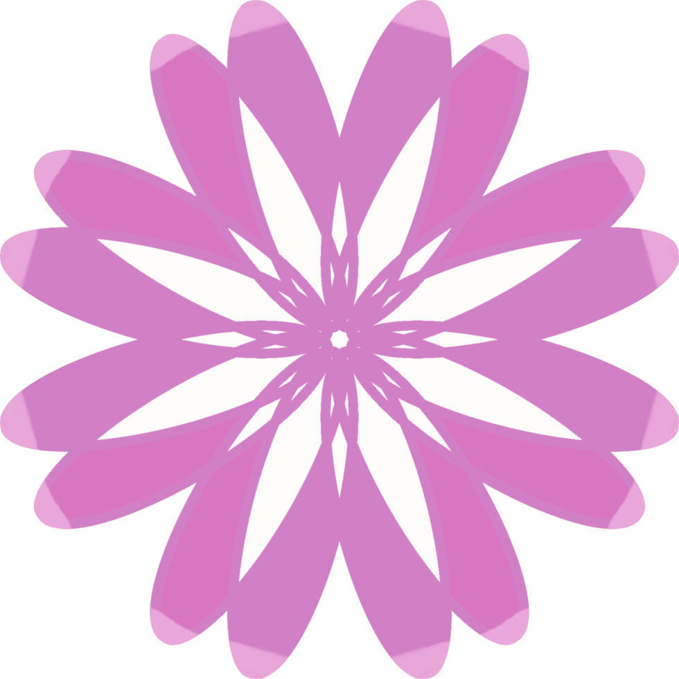 diseño de icono de flor png