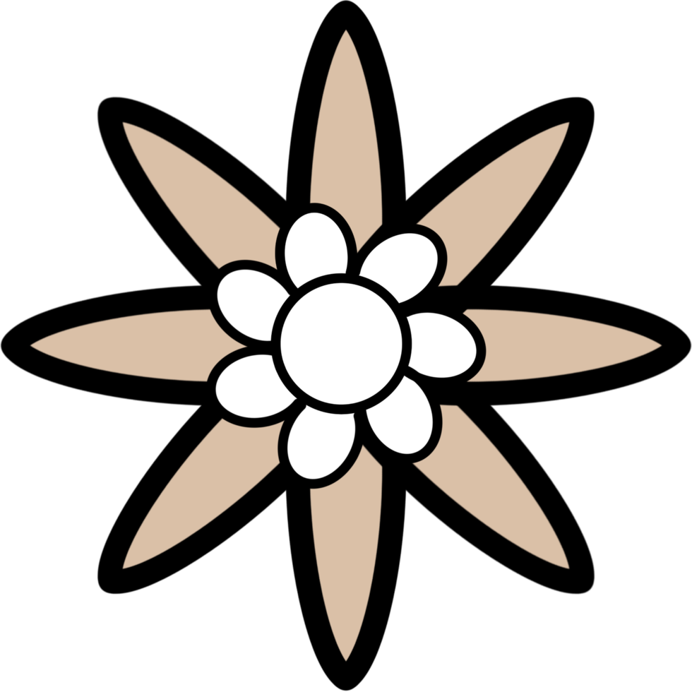 flower shape icon png