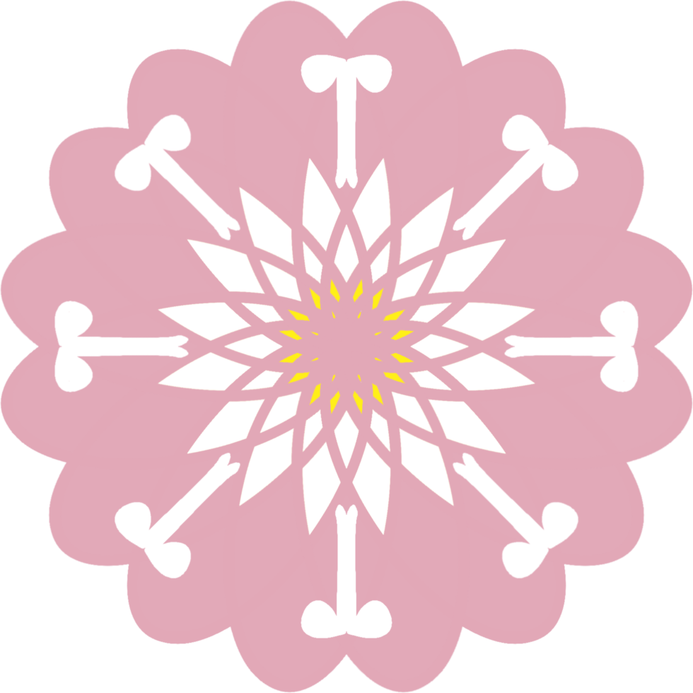 icône de forme de fleur png