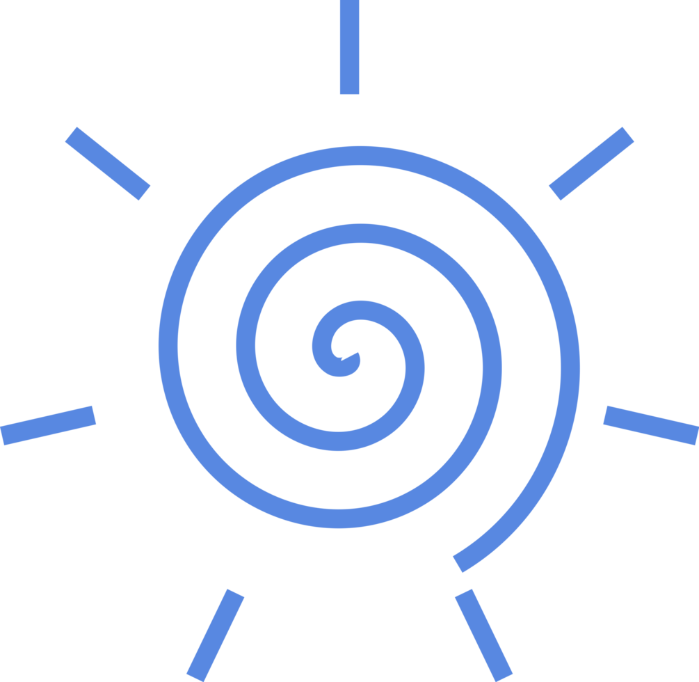 diseño de icono de espiral png