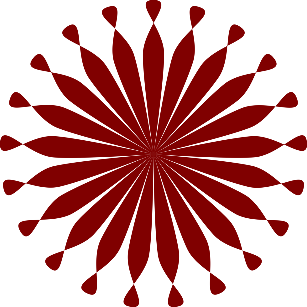 diseño de icono de flor png