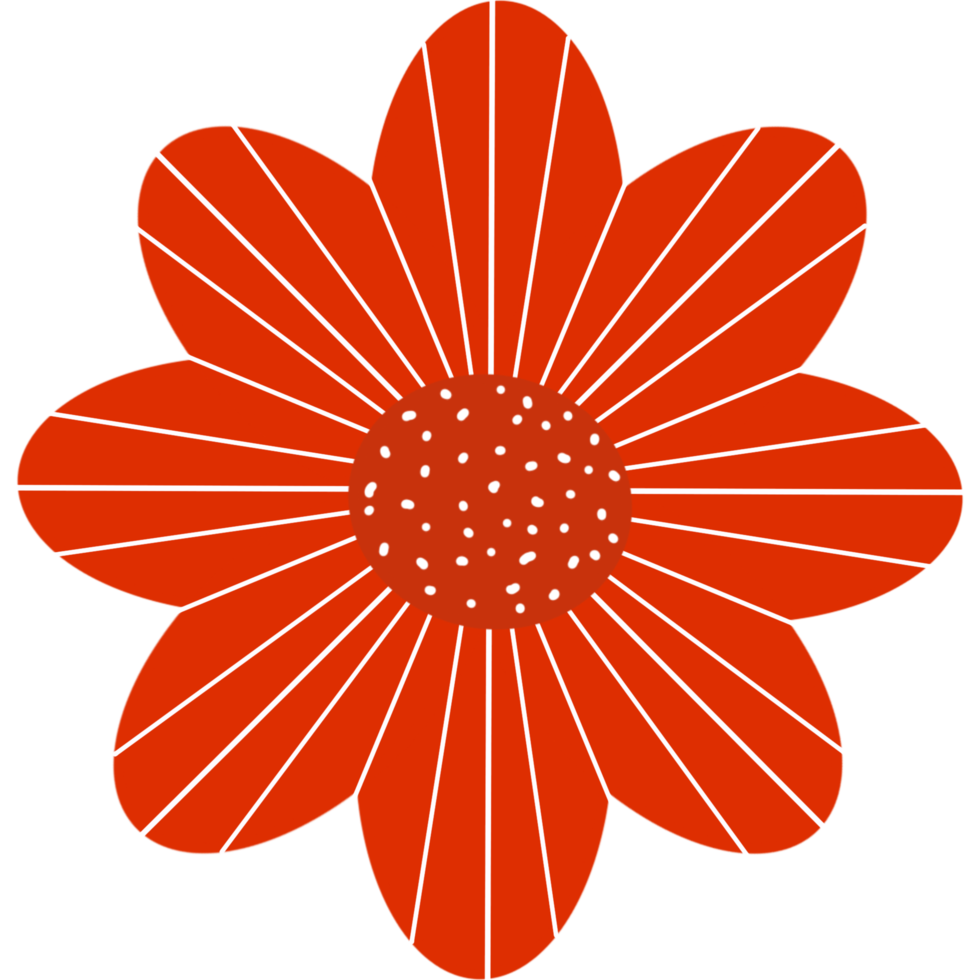 icono de flor de elemento png
