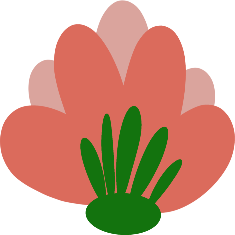 conception d'icône de fleur png