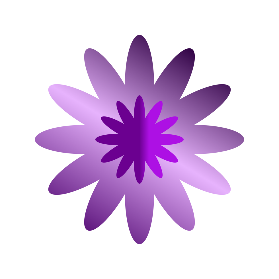 diseño de icono de flor png