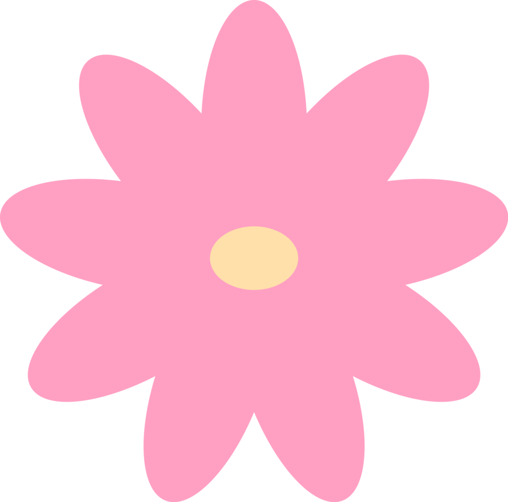 design de ícone de flor png