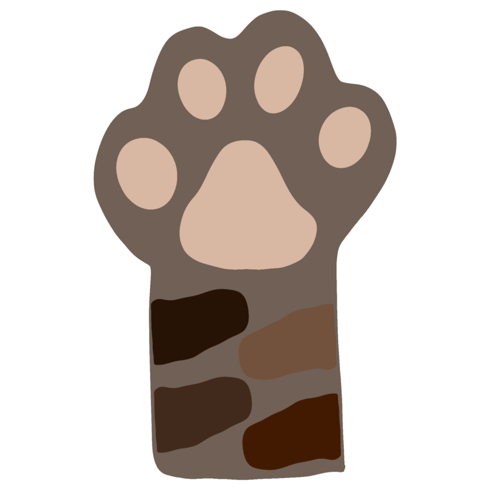 cat paw element png