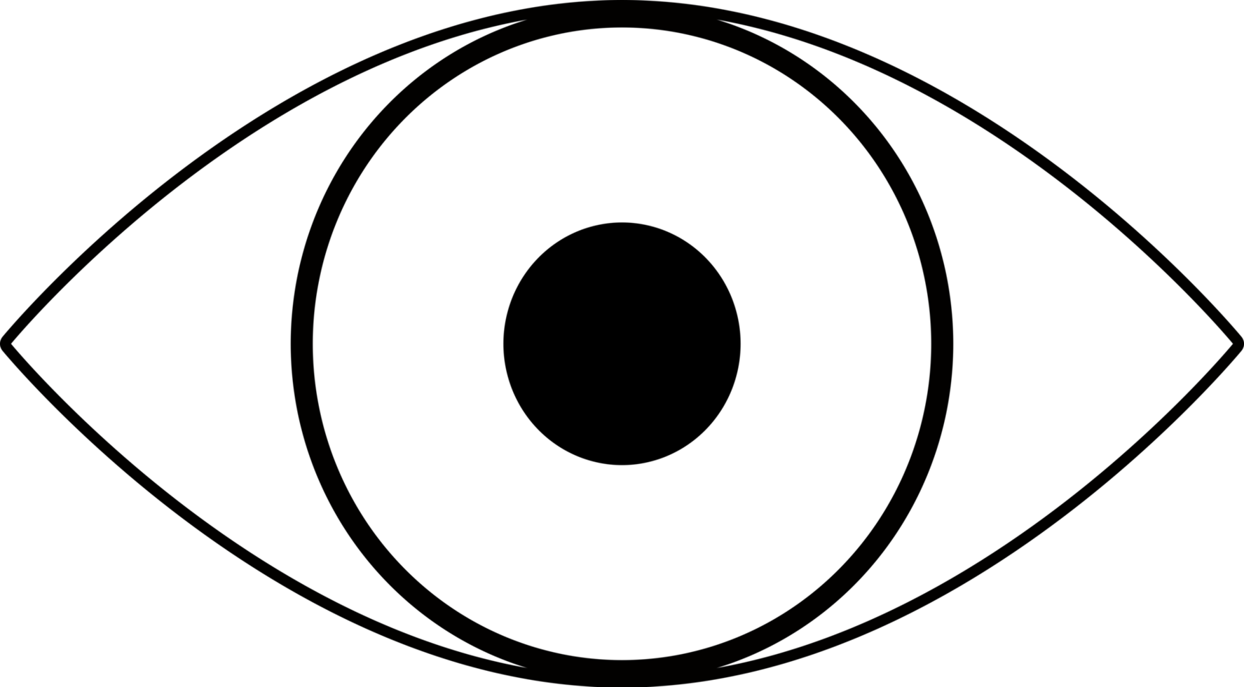 diseño de icono de ojo png