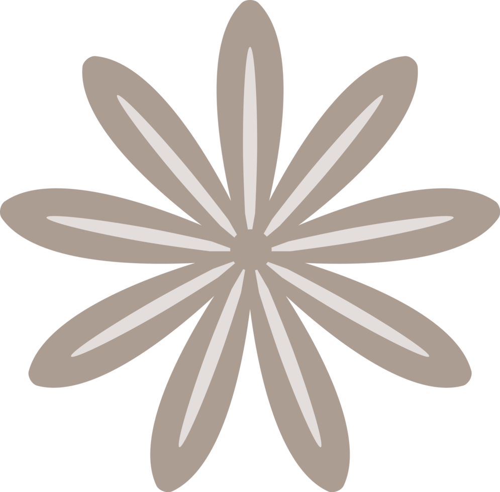 design de ícone de flor png