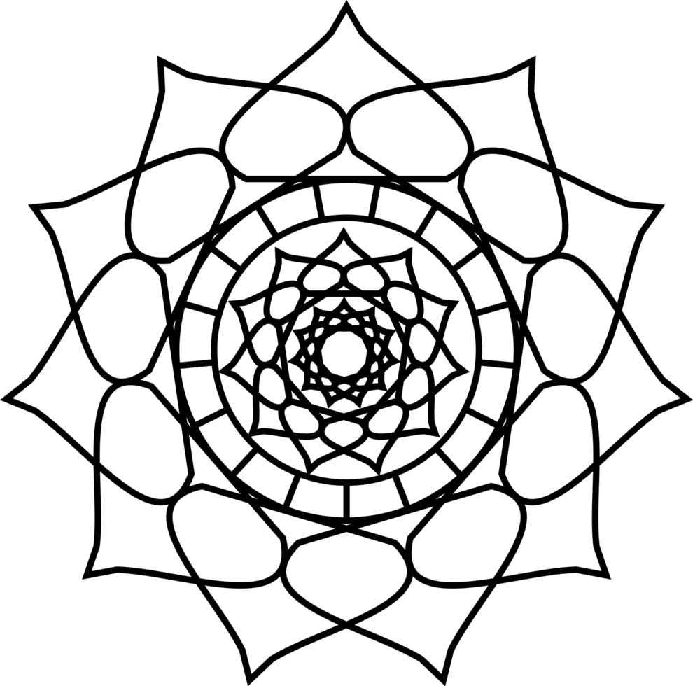 mandala pictogram ontwerp png
