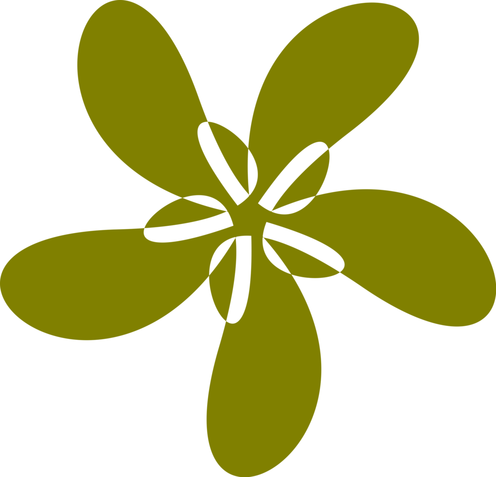 elemento de design de flores png