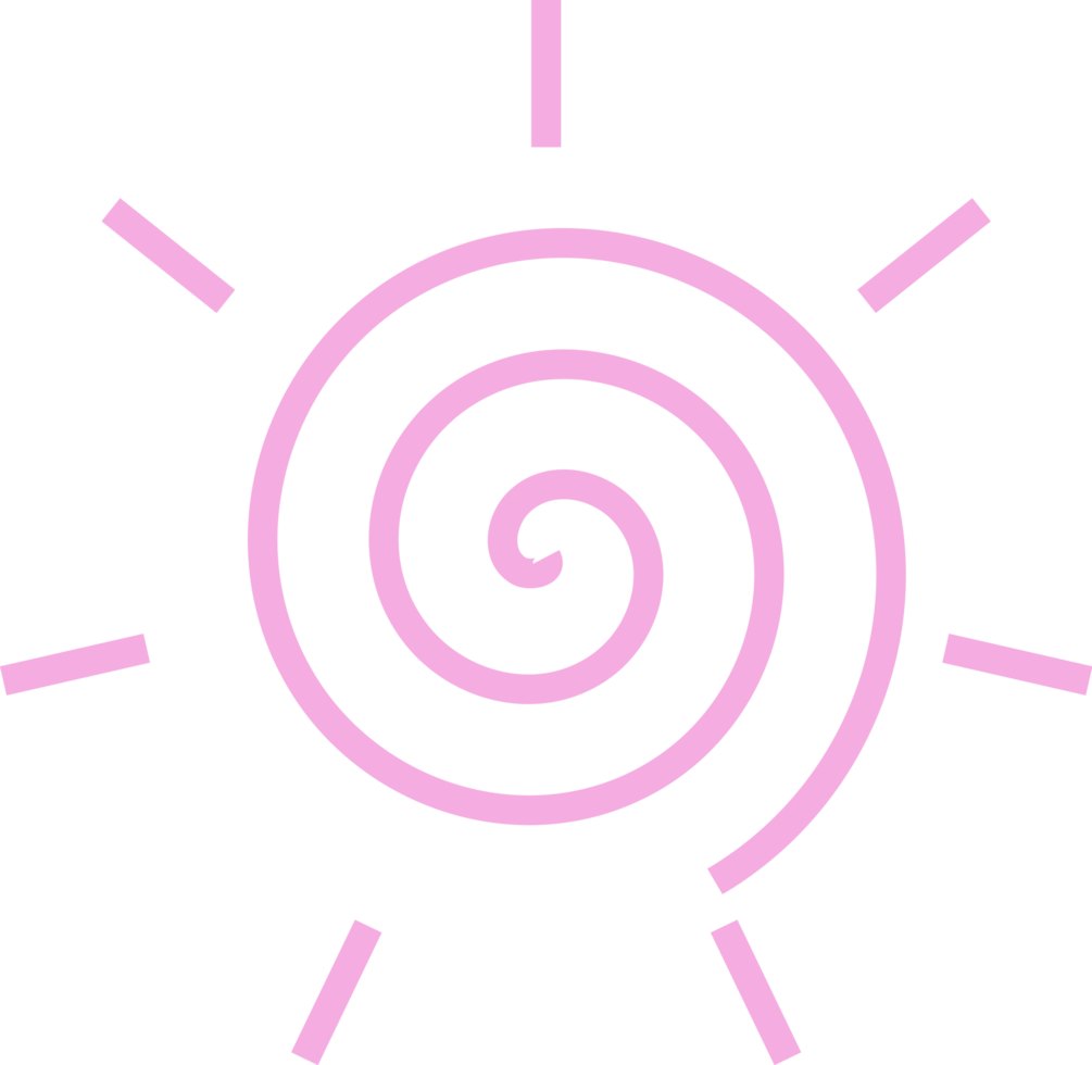 diseño de icono de espiral png