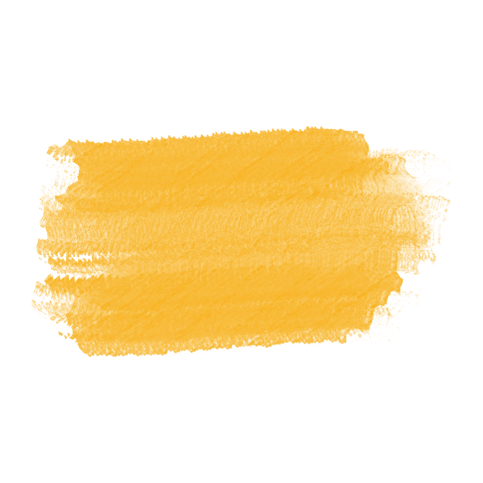 forma de aquarela amarela png