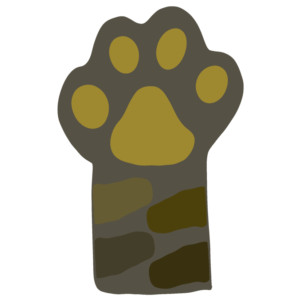 cat paw element png