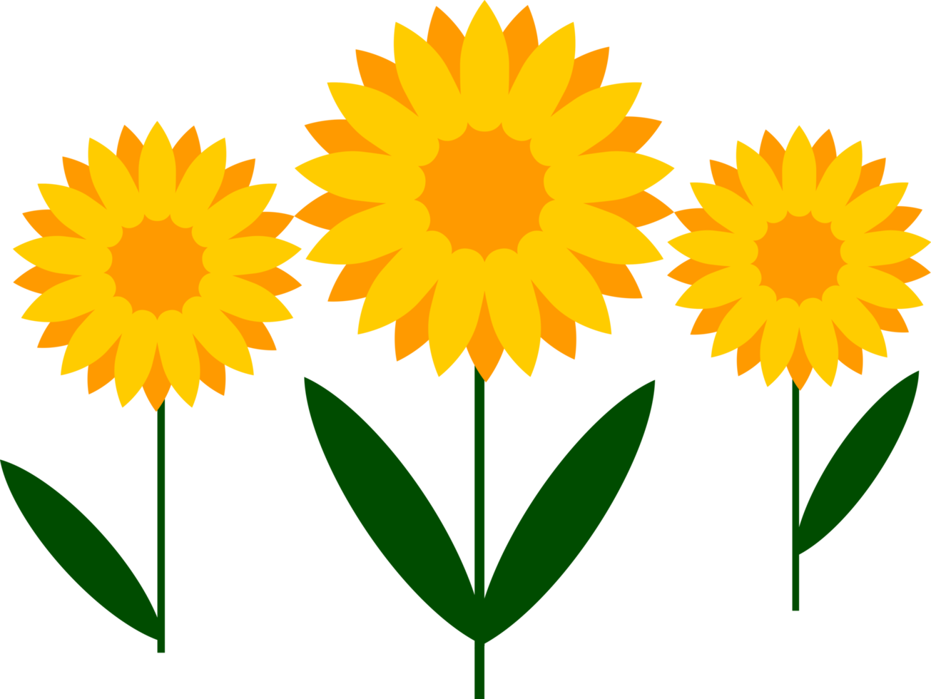 disegno dell'icona di girasole png