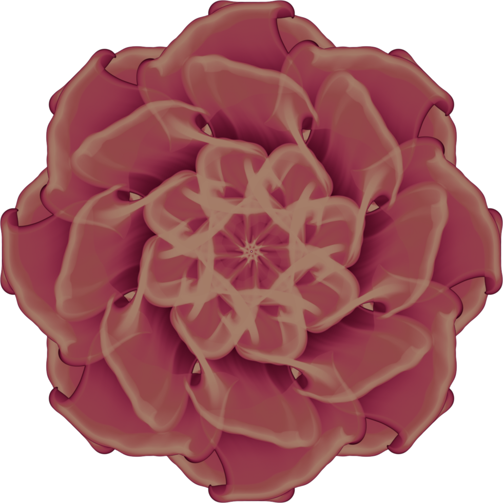 icône de fleur de mandala png