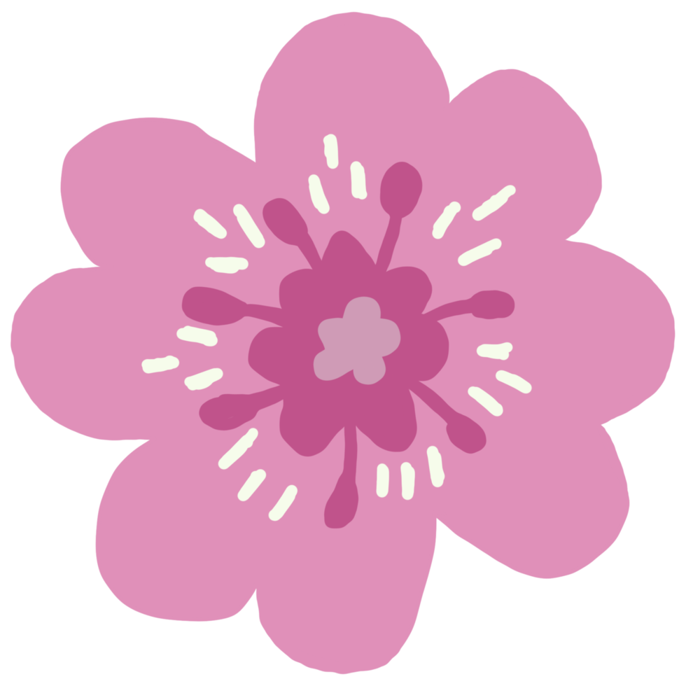 ícone de flor de elemento png