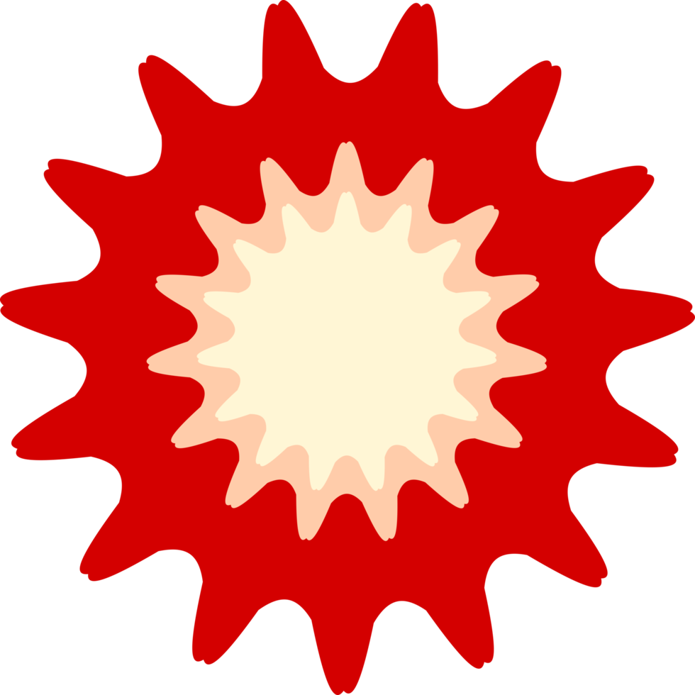 red flower icon png