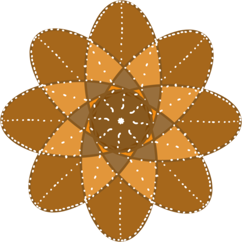 mandala flower element png