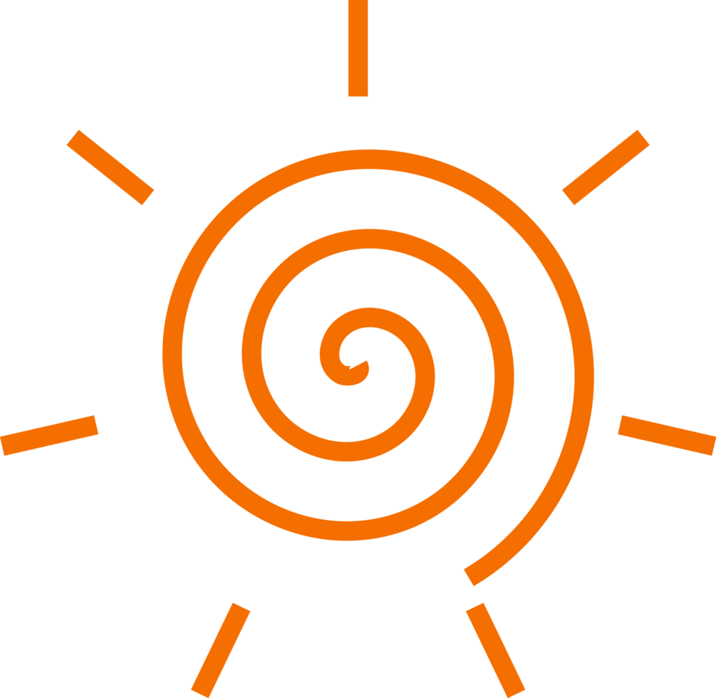 design de ícone em espiral png