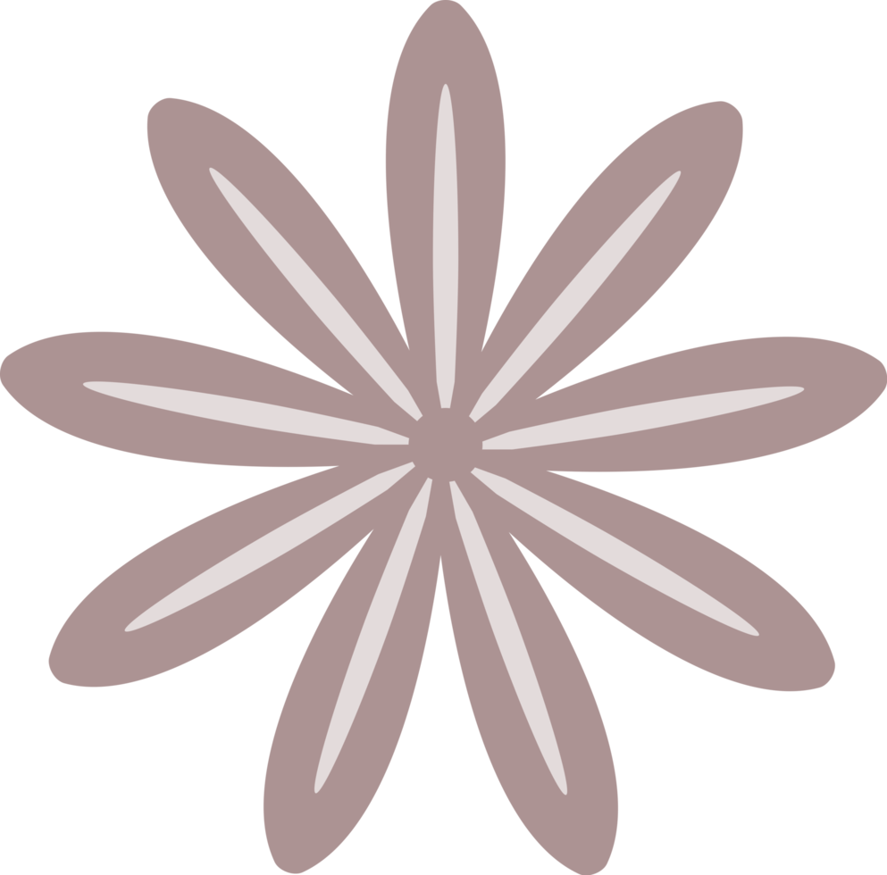 conception d'icône de fleur png