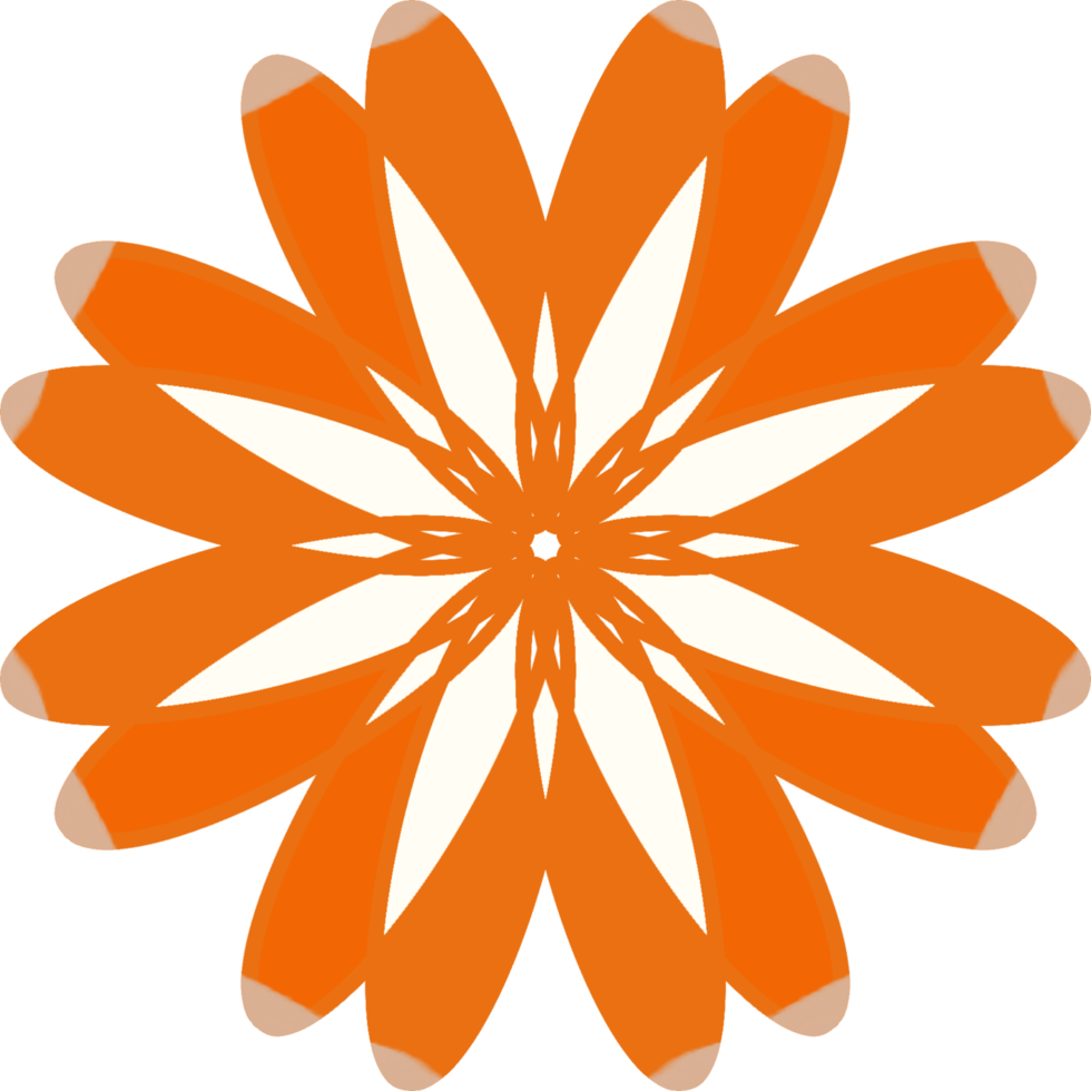 diseño de icono de flor png