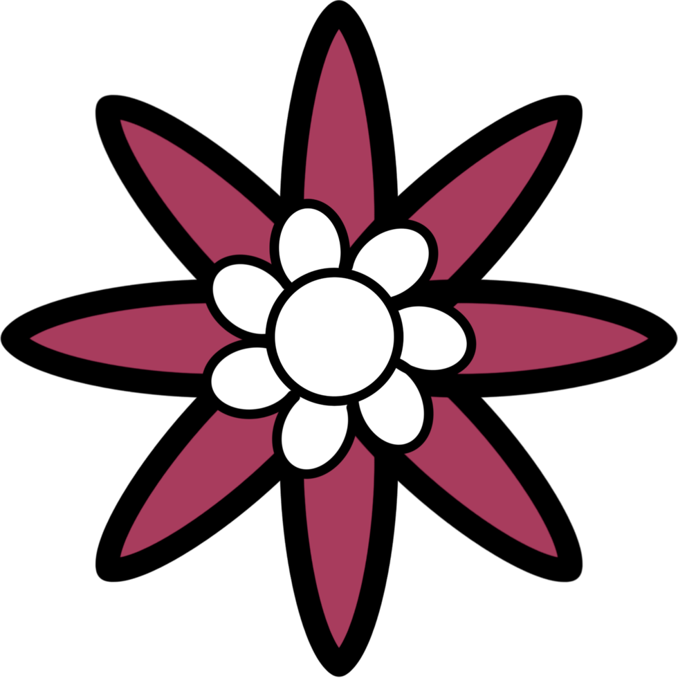 flower shape icon png