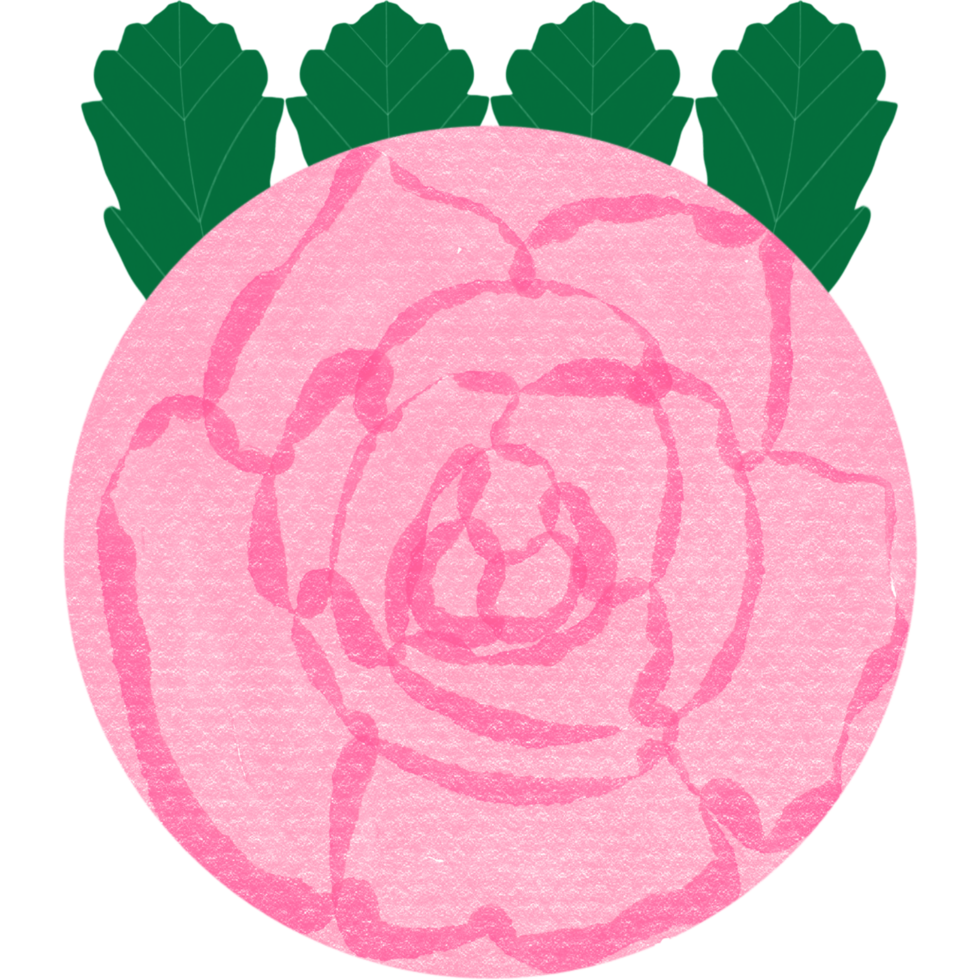 roze bloem aquarel png