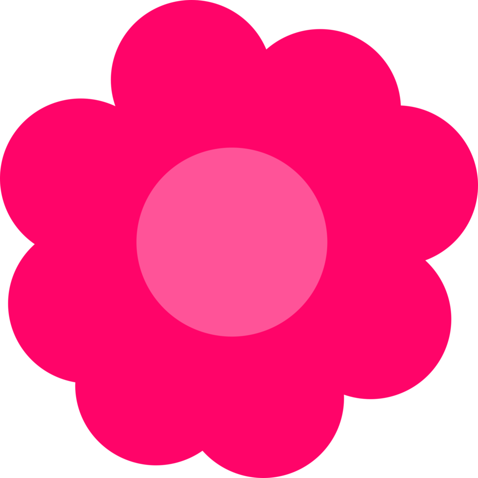 pink flower icon png