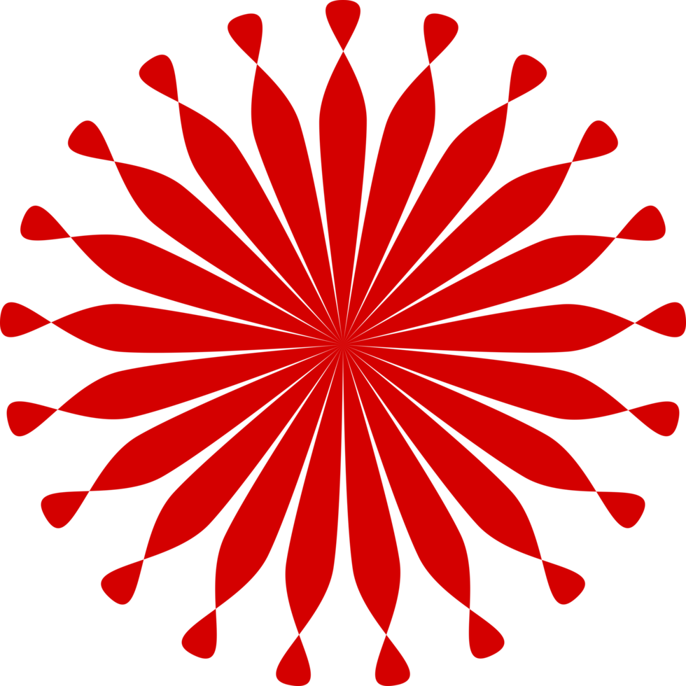 diseño de icono de flor png