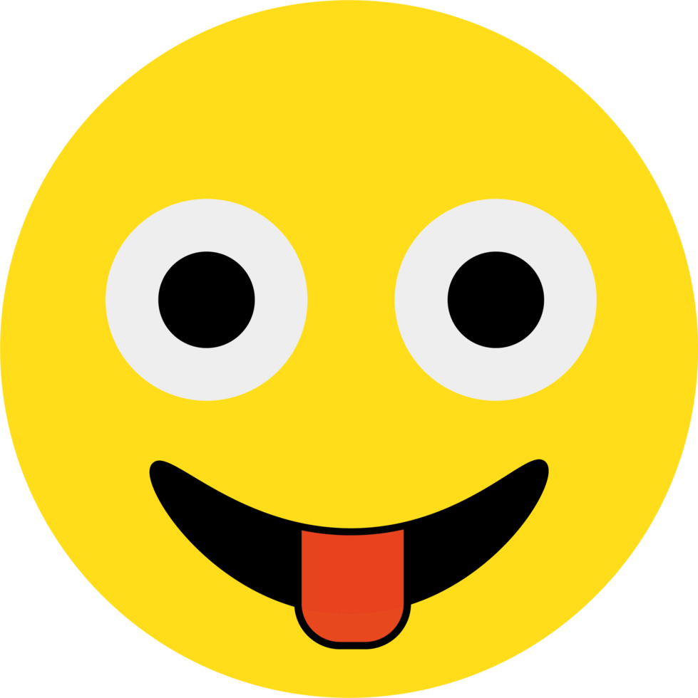 yellow emoji face reaction illustration png