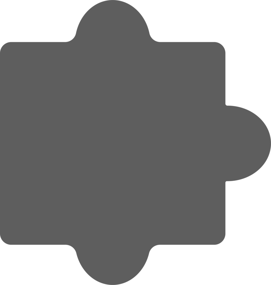 puzzle jigsaw illustration icon. Isolated puzzle object flat illustration jigsaw png