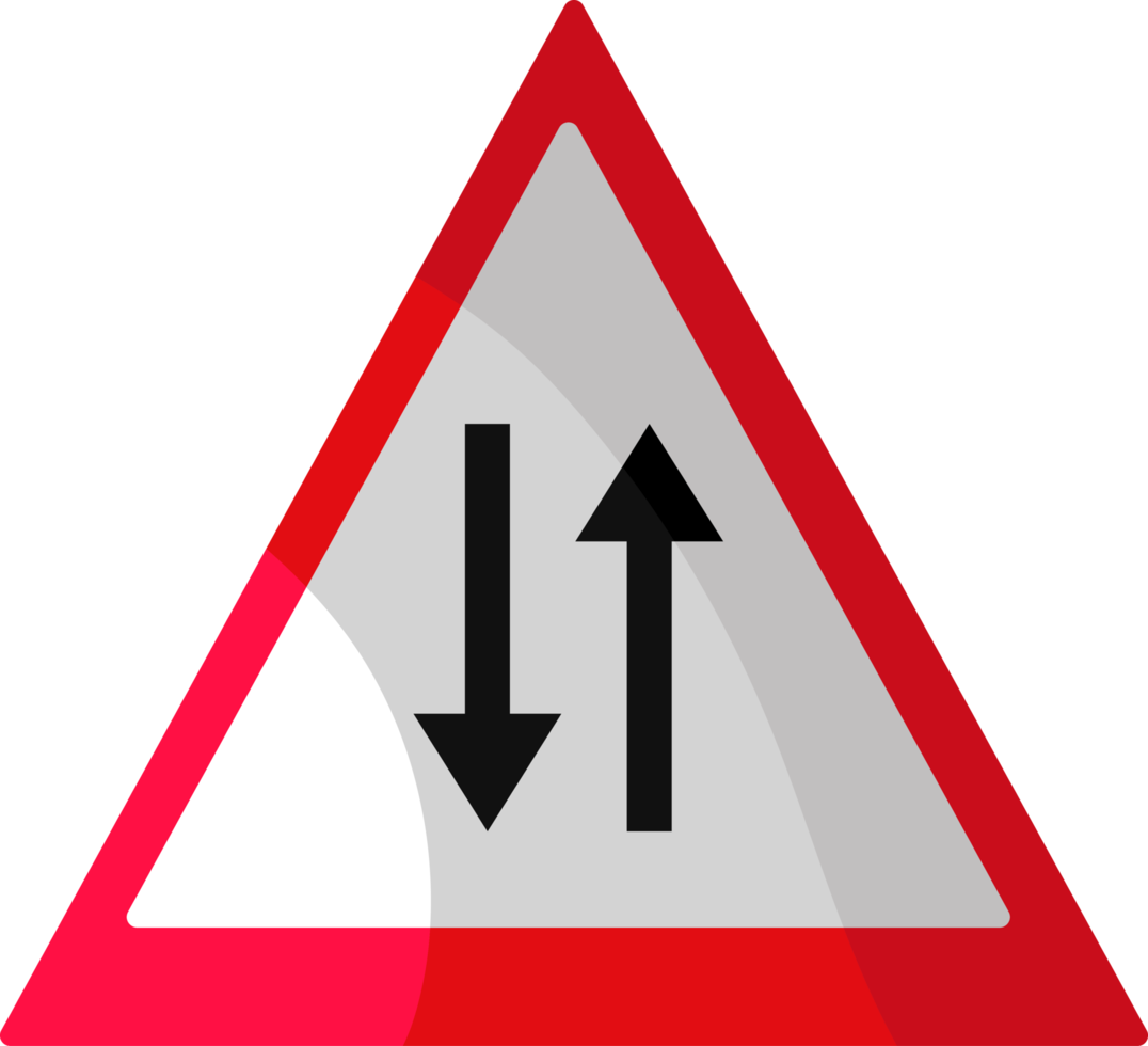 design of traffic signs and warnings red and white coloured icon illustration png