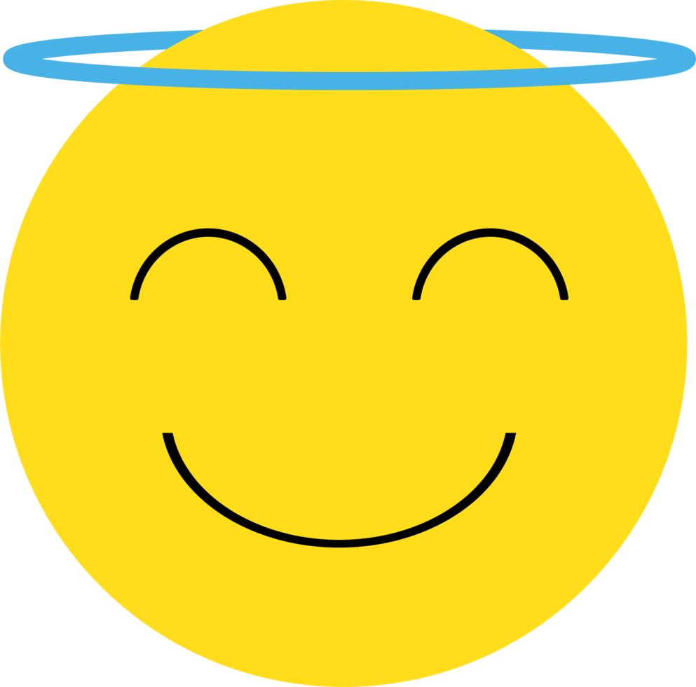 yellow emoji face reaction illustration png