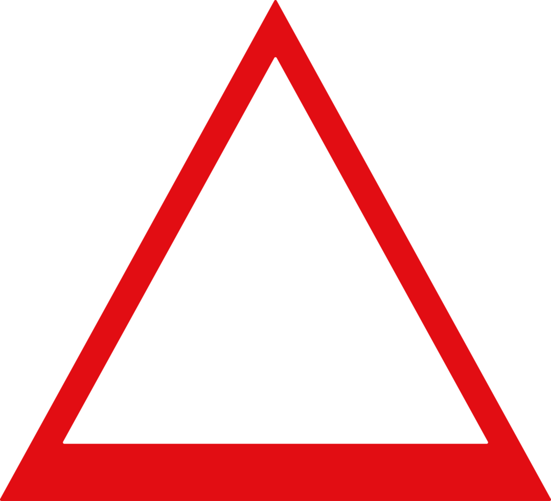 design of traffic signs and warnings red and white coloured icon illustration png