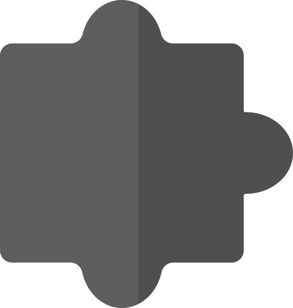 puzzle jigsaw illustration icon. Isolated puzzle object flat illustration jigsaw png