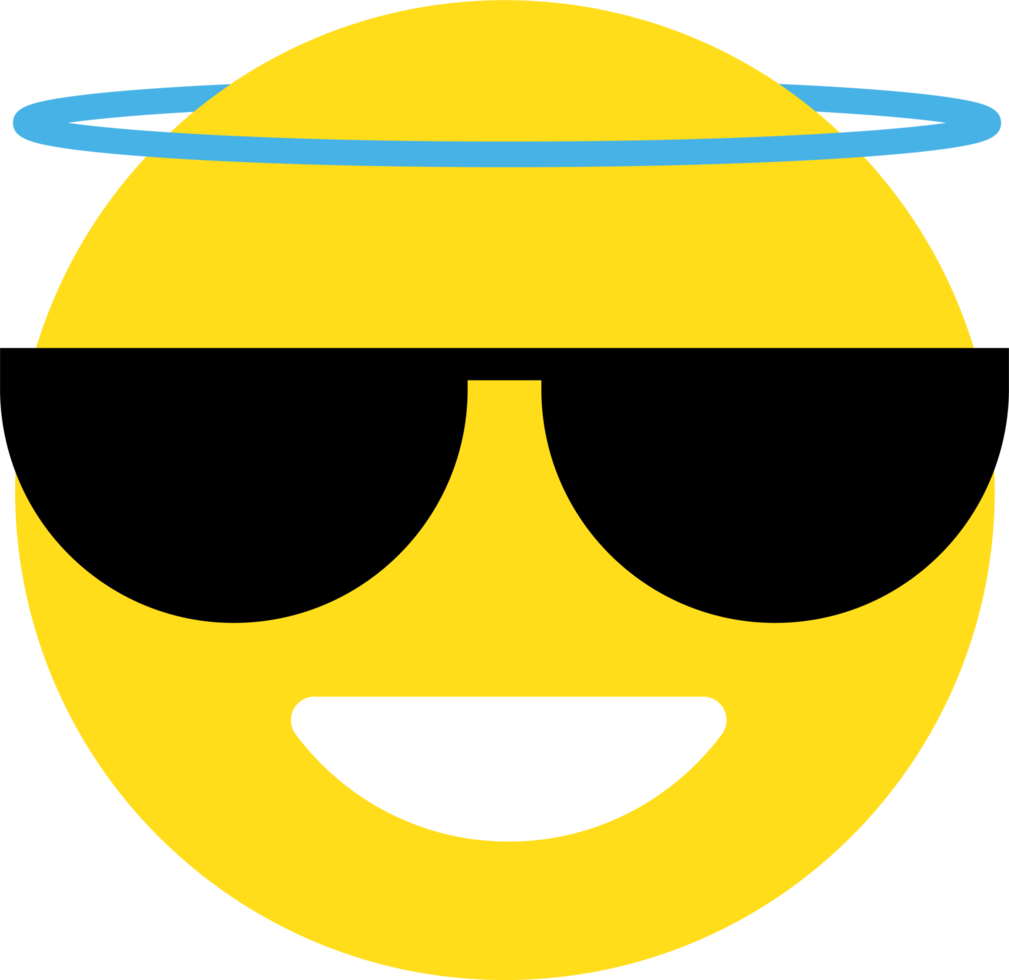 gele emoji gezicht reactie illustratie png