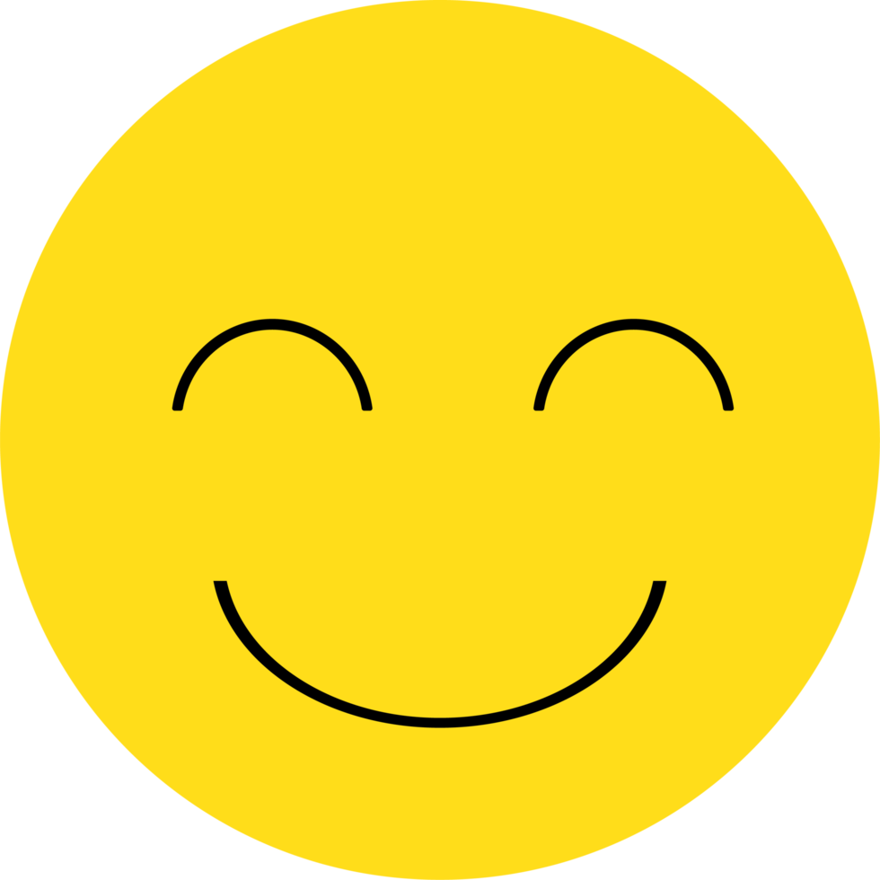 gelbe emoji-gesichtsreaktionsillustration png