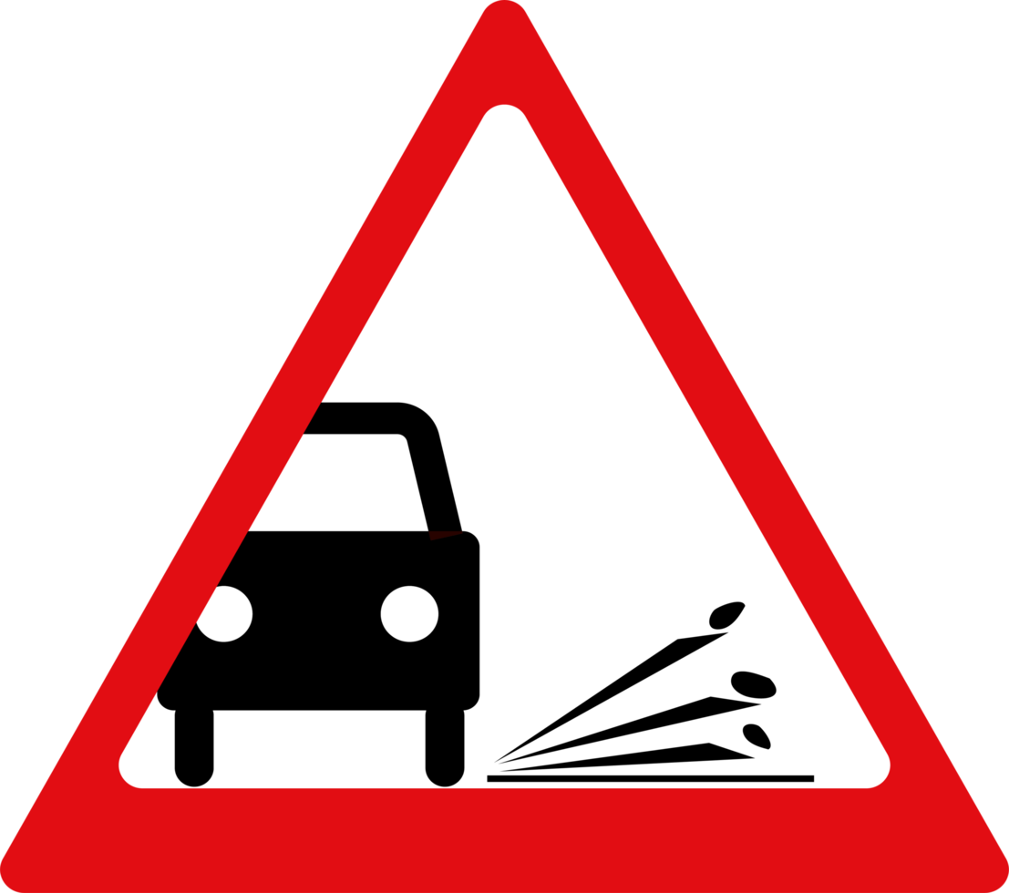 design of traffic signs and warnings red and white coloured icon illustration png