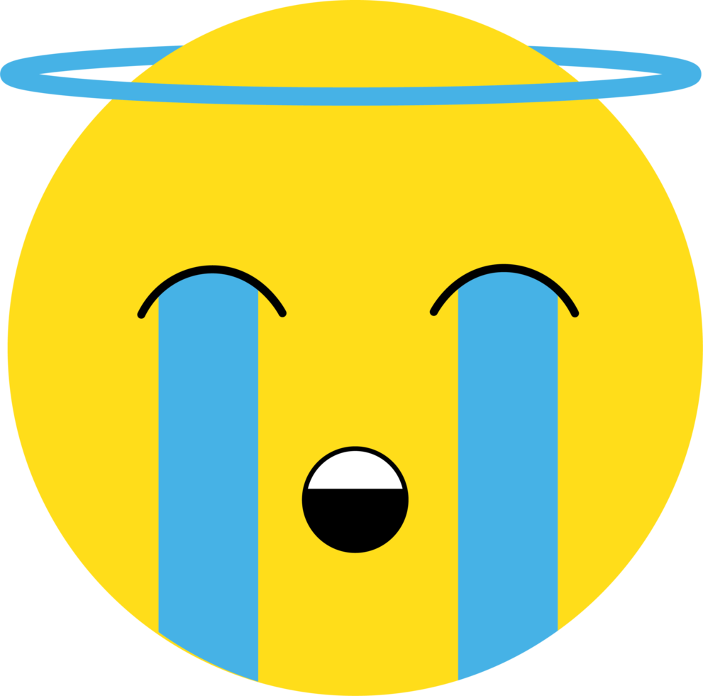 yellow emoji face reaction illustration png