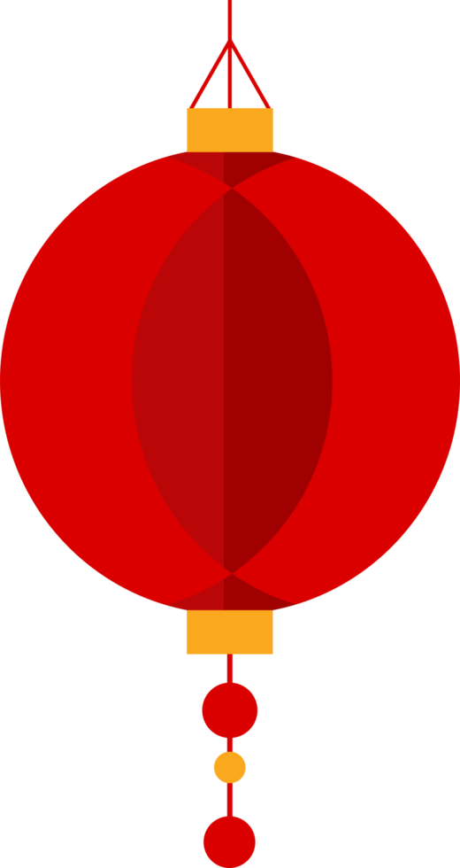 ilustração de lanterna de lâmpada de ano novo chinês png