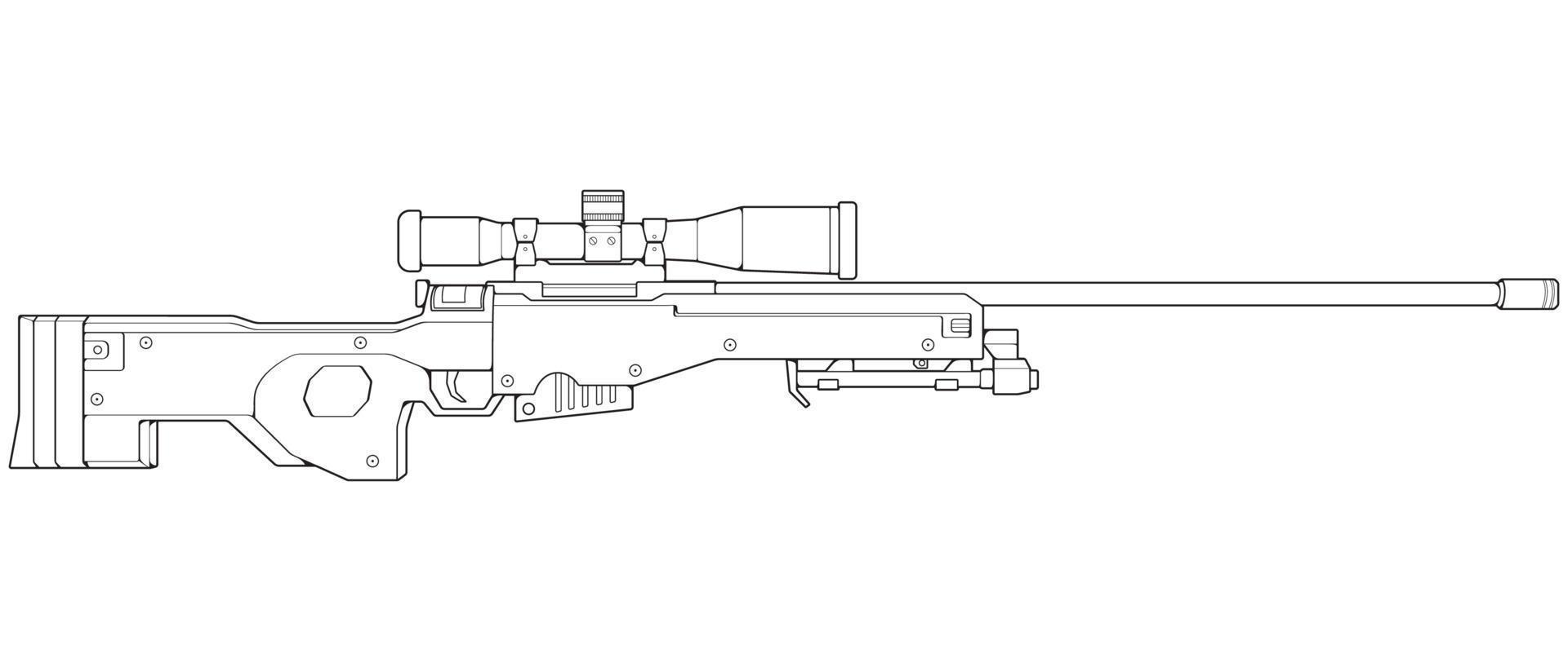 M24 снайперская винтовка чертеж