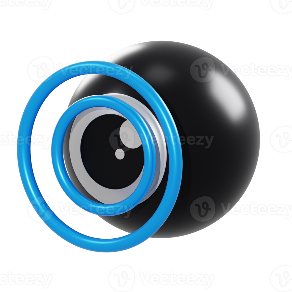3d eye sensor object png
