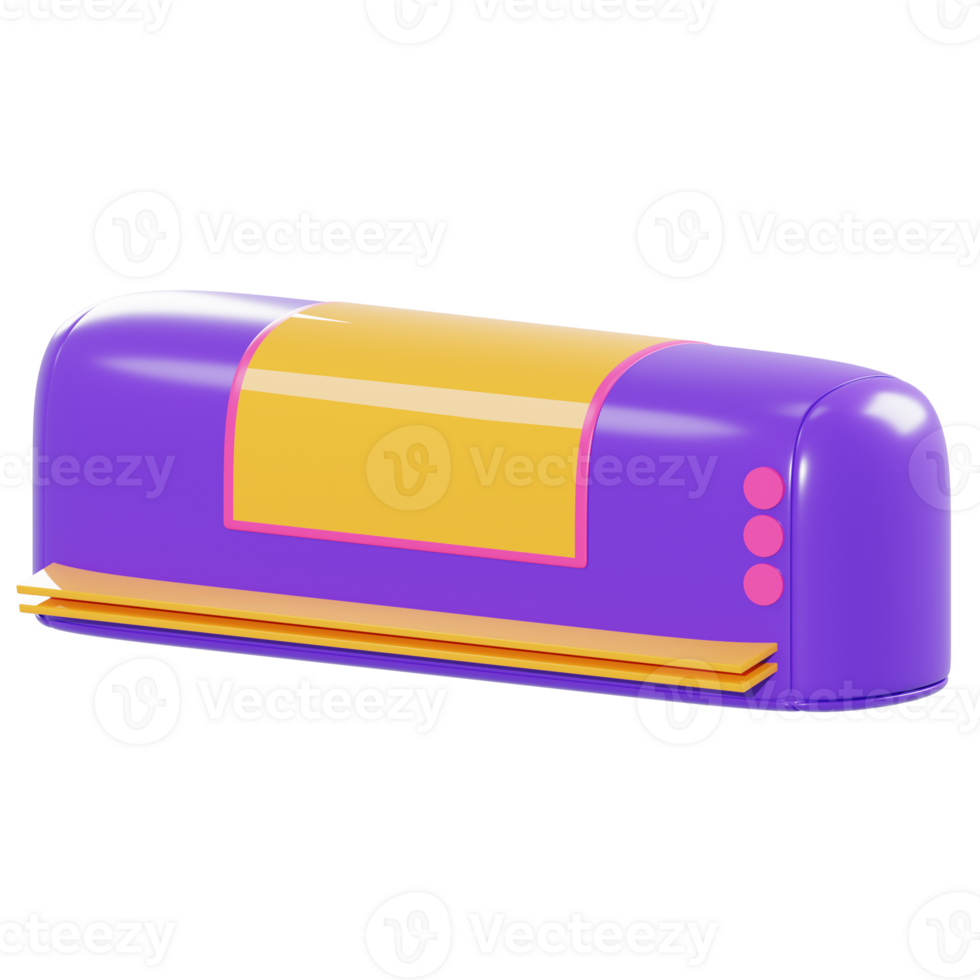 3d illustration air conditioner object png