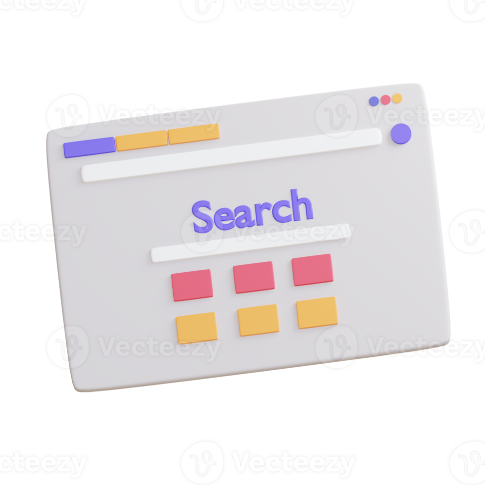 3d icon illustration search engine png